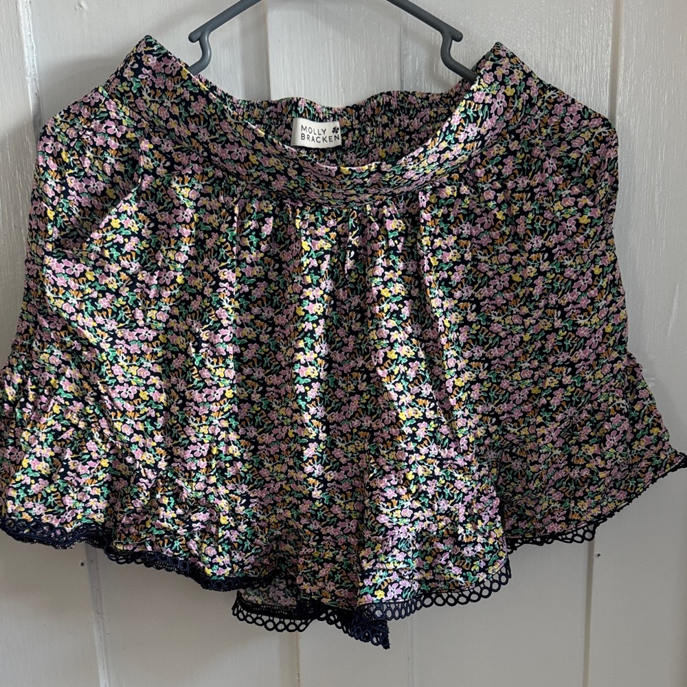 Molly Bracken Floral Athletic Shorts - Multicolor